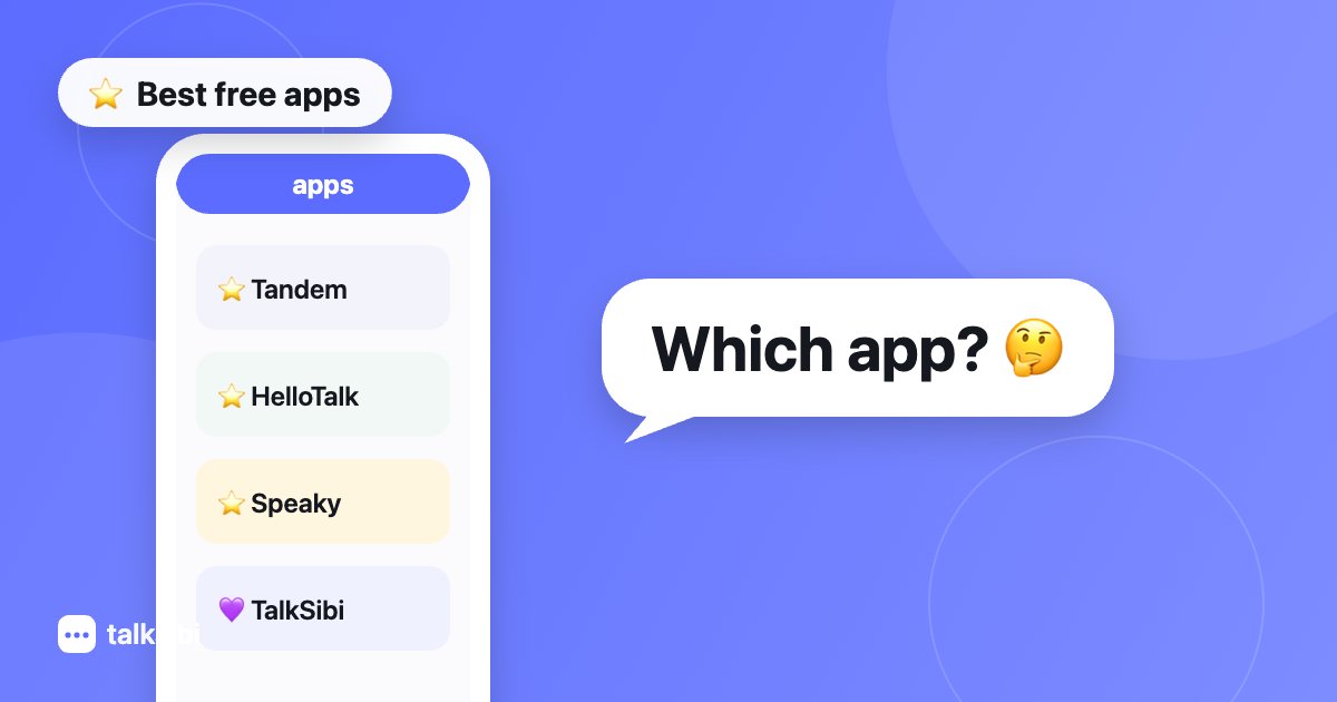 Best Free Language Exchange Apps in 2026 (Honest Comparison)