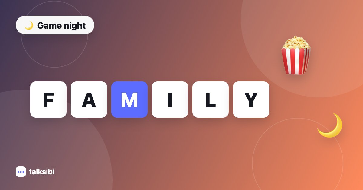 Family Game Night Ideas: Free Word Games Everyone Can Play (2026)