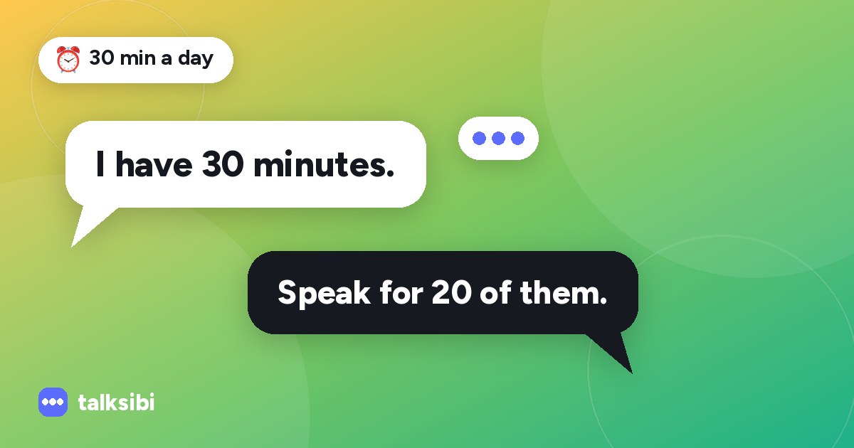 A Realistic Daily Language Routine for People With Jobs