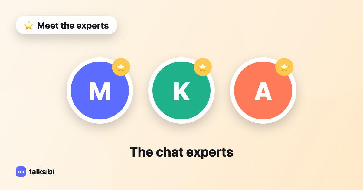 Meet the Chat Experts: Amy, Matthew and Ashley