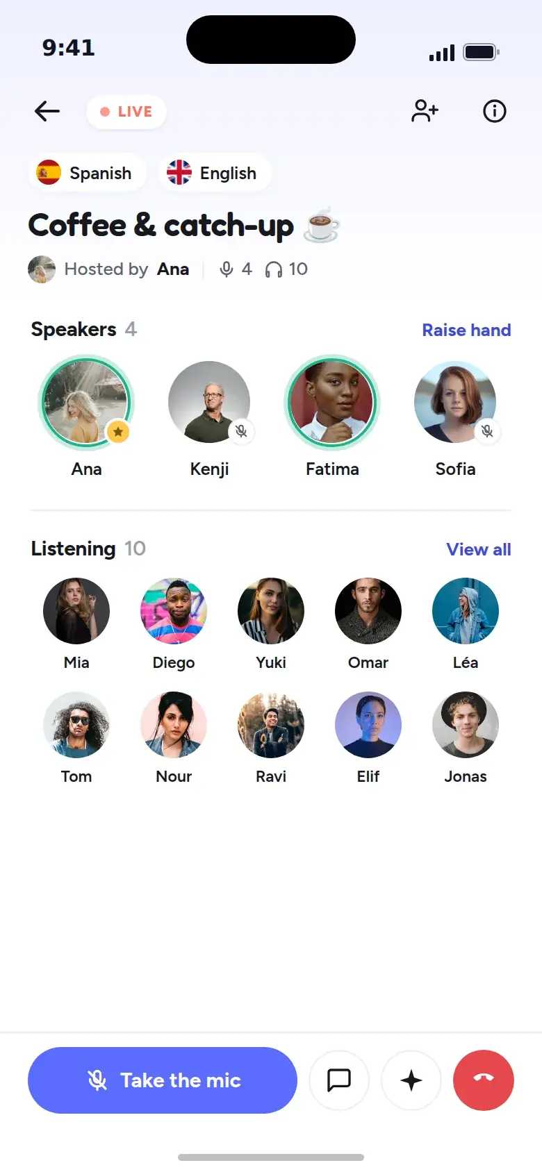 A live talksibi voice party
